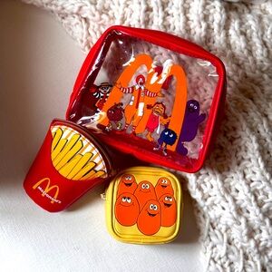 BoxLunch McDonalds Cosmetic Bag Set